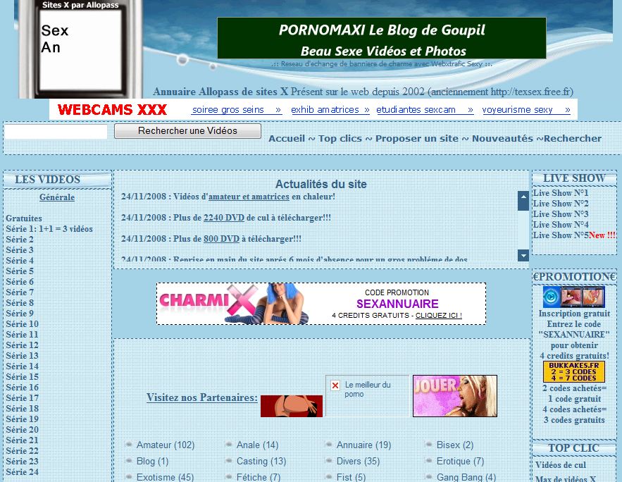 Détails : Sex annuaire